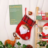 SEQUINED 3D SANTA CLAUS CHRISTMAS STOCKINGS_CWMS1421