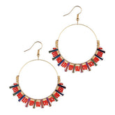 BOHEMIAN NICHE VINTAGE CIRCLE BEADED EARRINGS_CWAJE1659