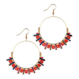 BOHEMIAN NICHE VINTAGE CIRCLE BEADED EARRINGS_CWAJE1659