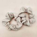 8PCS BOX SATIN SCRUNCHIES FOR FALL HAIR ACCESSORIE_CWAHA0405