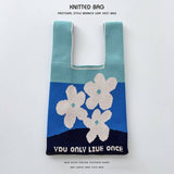 Flower Series Versatile Knitted Bag