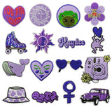 NEW PURPLE SERIES EMBROIDERED CLOTH PATCHES_CWMM4047