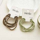 4PCS BRAIDED ELASTIC HAIR TIES SET FOR WOMEN_CWAHA0334