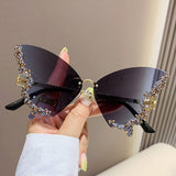 Vintage Rhinestone Butterfly Sunglasses_Cwasg0205