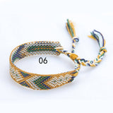 ETHNIC STYLE COLORFUL TASSEL WOVEN BRACELET_CWAJE0709