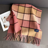 Vintage Soft Cashmere Feel Tassel Winter Scarf_Cwasc03236