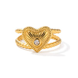 18K GOLD PLATED ZIRCON INLAID HEART RING_CWAJE1247