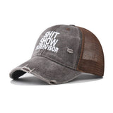 NEW OUTDOOR VISOR LETTER PRINT TRUCKER HAT_CWAH1368