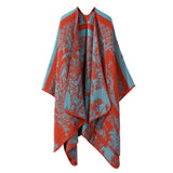 KNITTED SHAWL SCARF RETRO FASHION PRINTED SHAWL_CWASC2183