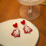 CHRISTMAS CARTOON SWEET DESIGN EARRINGS_CWAJE1837