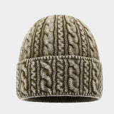 Unisex Cable Knit Beanie Winter Warm Hat_Cwah04763