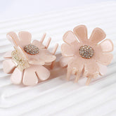 FASHION GOLD POWDER ACETATE FLOWER CLIP SHARK CLIP_CWAHA4259