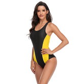 COLORBLOCK SPORT OPEN BACK ONE PIECE SWIMSUIT_CWMW0285