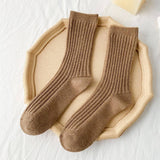 SOLID COLOR ALL MATCH WARM STACKED SOCKS_CWMS1064