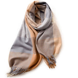 ELEGANT PLAID SHAWL WINTER SCARF FOR WOMEN_CWASC0170