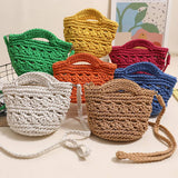 CROSSBODY HOLLOW COTTON WOVEN BAG BEACH BAG_CWAB1860