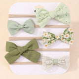 BABY NYLON BOW HEADBAND SET SOFT NO MARK_CWAHA6748