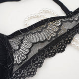 BLACK LACE UNDERWEAR SET WITH RIMS_CWMU0146