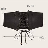 Vintage Elastic Elastic Girdle Wide Belt_Cwabe0304