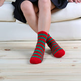 CHRISTMAS TREE THICKENED BOW CHRISTMAS SOCKS_CWMS0626