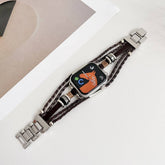 Bohemian Style Iwatch9 Genuine Leatherven Strap_Cwww0067