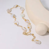SIMPLE AND STYLISH ALL MATCH PEARL NECKLACE_CWAJE3841