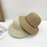 SUMMER ENCRYPTED STRAW SUN PROTECTION HAT_CWAH3509