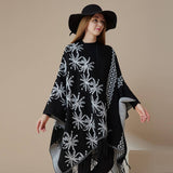 ETHNIC STYLE SHAWL CAPE DOUBLESIDED THICKENED CAPE_CWASC2177