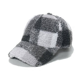 Wool Baseball Cap - Check C Ved Brim Cwah0728