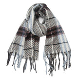 NEW TASSEL CHECKERED SCARF FOR FALL WINTER_CWASC0869