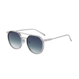 OVAL FRAME SUNGLASSES METALDOUBLE BRIDGESUNGLASSES_CWASG0560