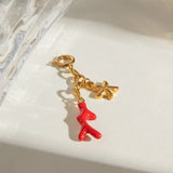 STAINLESS STEEL OIL DROP JEWELRY ACCESSORIESPENDANT_CWMM4686
