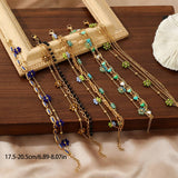 18K STAINLESS STEEL FLOWER BRACELET_CWMM3729