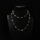 SIMPLE NATURAL FRESHWATER PEARL NECKLACE_CWAJE3827