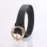 Fashion Versatile Personalized Round-Buckle Belt