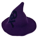 Cwah4090_New Skull Magic Props Halloween Wizard Hat