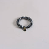 CUTE PEARL CRYSTAL HAIR TIE ELASTIC HANDMADE BAND_CWAHA6763