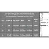 METAL RING BIKINI SET SOLID COLOR SWIMSUIT_CWMW0717