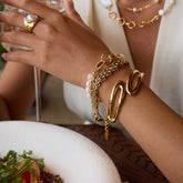 LUXURY PEARL BRACELET 18K GOLD STAINLESS STEEL_CWAJE4688