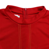 FASHIONABLE SWING DRESS WITH THREE QUARTER SLEEVES_CWDMD3656