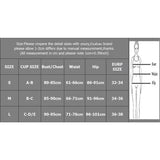 3 PIECE BIKINI SET HALTER WITH MESH SKIRT_CWMW0146