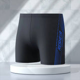 MENS HIGH WAIST QUICK DRY SWIM TRUNKS PLUS SIZE_CWMM6765