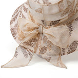 BOW MESH SUN PROTECTION UV BUCKET HAT_CWAH1460