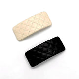 French Vintage Quilted Embroidered Hair Clip_Cwaha6353