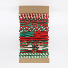 CHRISTMAS NEW CARD SET HAIR SCRUNCHIES_CWAHA2718