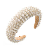 RETRO LIGHT LUXURY PEARL HEADBAND_CWAHA0825