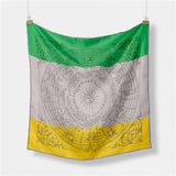 PRINT SCARF VERSATILE SQUARE FOR MOTHERS DAY GIFT_CWASC0663