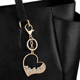 RHINESTONE SPARKLY HEART KEYCHAIN_CWAJE0956