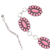 RETRO FLORAL DESIGN WAIST CHAIN_CWABE0622