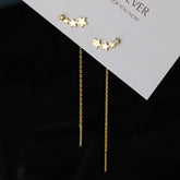 STAR SIMPLE FASHION LONG TASSEL EARRINGS_CWAJE2004